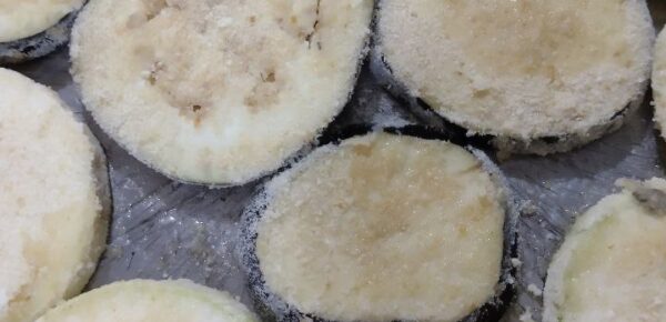 Milanesas de zuchinis y/o de berenjenas.