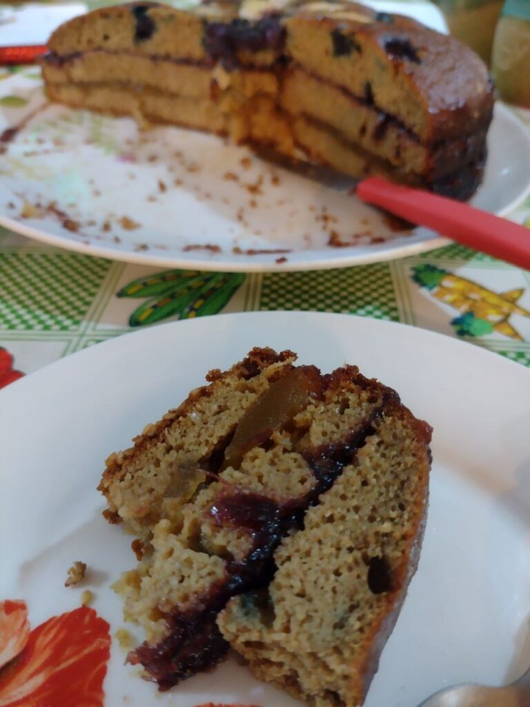 Torta de verdad.