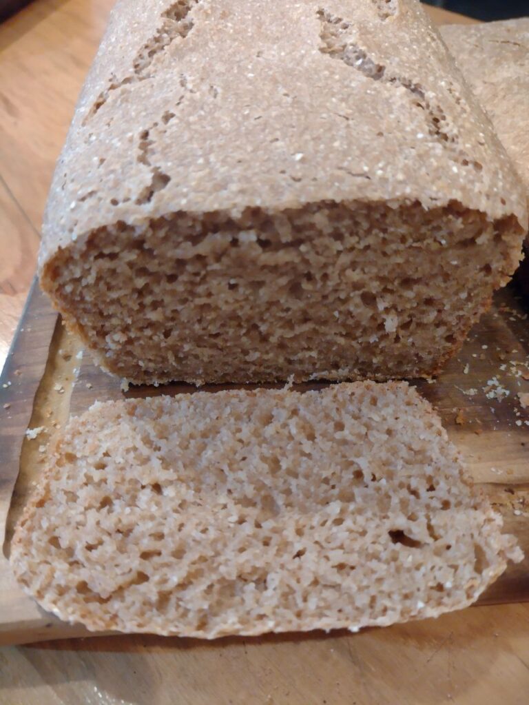 Pan Casero de Harina Integral Orgánica